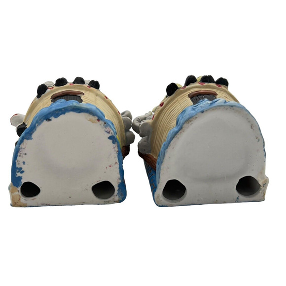 Noahs Ark Bookends Hand Painted Ceramic Childrens Books Bible Character Story - Picture 10 of 13